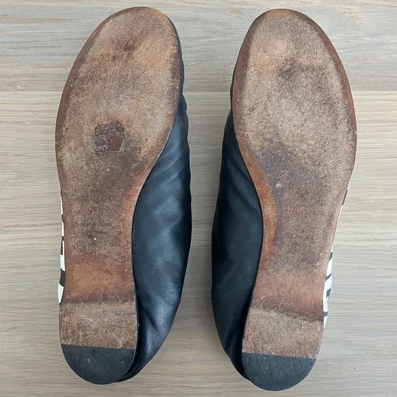 Givenchy Womens Black Ballet Flats size 38.5 - Picture 5 of 11